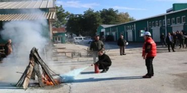 MAN YANGIN TATBİKATI (1)